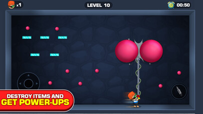 Emulate iPhone app Pang Arcade Bubble World using MyAndroid