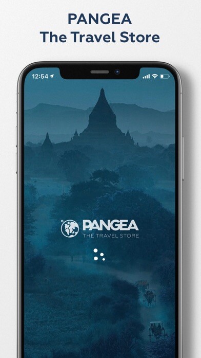 Emulate iPhone app PANGEA The Travel Store using MyAndroid