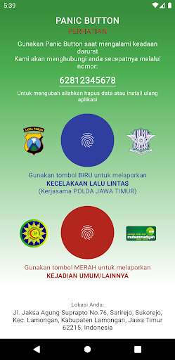 Run android online APK Panic Button RSM Lamongan from MyAndroid or emulate Panic Button RSM Lamongan using MyAndroid
