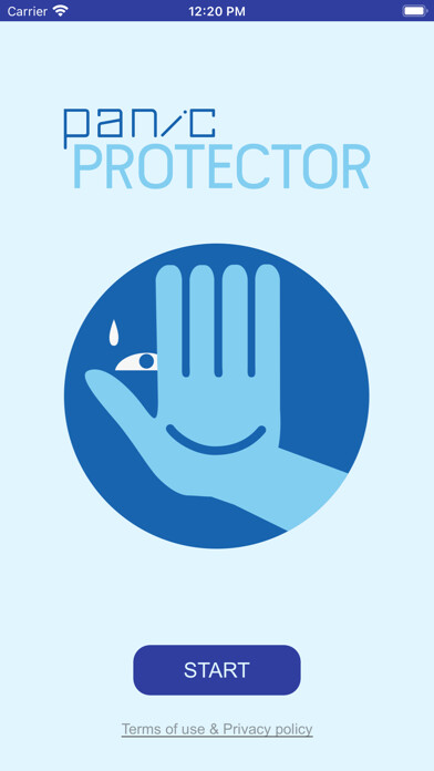 Emulate iPhone app panicPROTECTOR Anxiety Relief using MyAndroid Emulate iPhone app panicPROTECTOR Anxiety Relief using MyAndroid