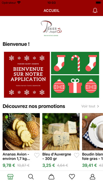 Emulate iPhone app Panier Saint-Joseph using MyAndroid Emulate iPhone app Panier Saint-Joseph using MyAndroid
