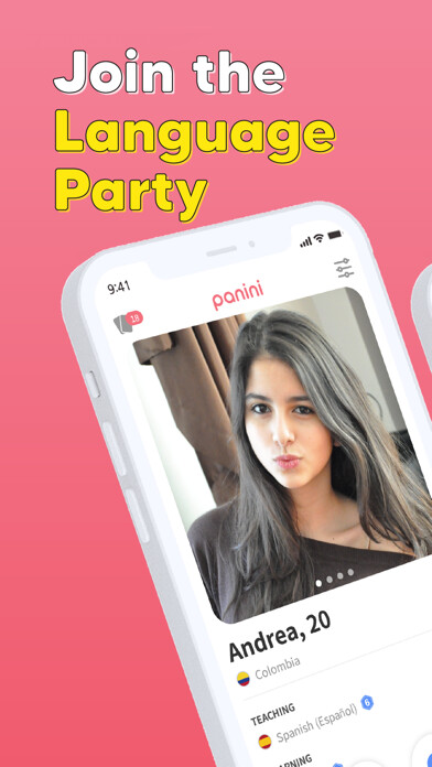 Emulate iPhone app Panini - Language Exchange using MyAndroid