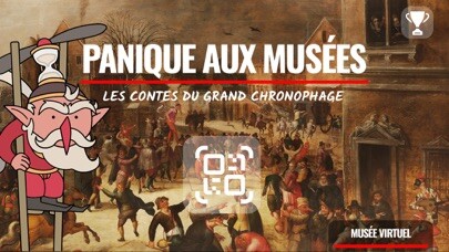 Emulate iPhone app Panique aux Musées using MyAndroid