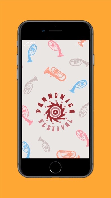 Emulate iPhone app Pannonica Folk Festival using MyAndroid