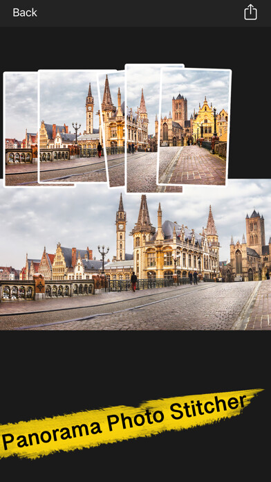 Emulate iPhone app Panorama Photo Stitch using MyAndroid
