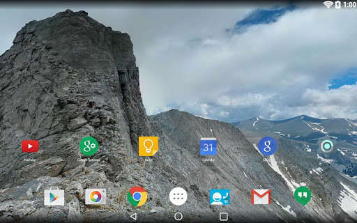 Emulate Android APK Panorama Wallpaper: Mountains2