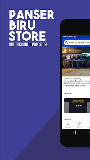 Emulate Android APK PANSER BIRU STORE