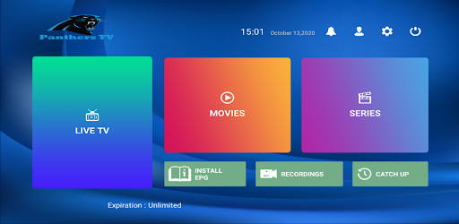 Run android online APK Panther TV Pro from MyAndroid or emulate Panther TV Pro using MyAndroid