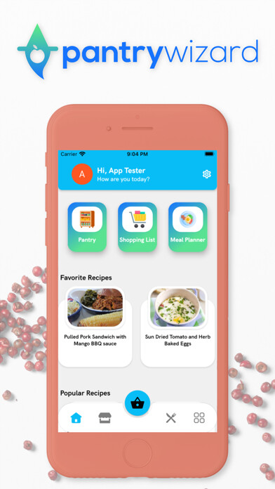 Emulate iPhone app Pantrywizard: Food Planner using MyAndroid Emulate iPhone app Pantrywizard: Food Planner using MyAndroid