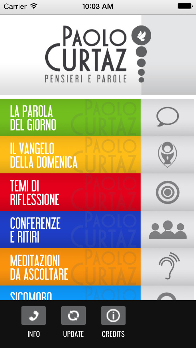 Emulate iPhone app Paolo Curtaz using MyAndroid Emulate iPhone app Paolo Curtaz using MyAndroid