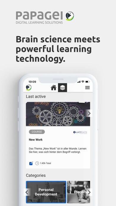 Emulate iPhone app PAPAGEI - digital learning using MyAndroid Emulate iPhone app PAPAGEI - digital learning using MyAndroid