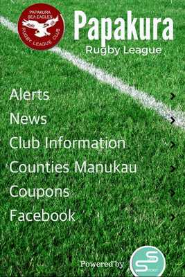 Emulate Android APK Papakura Rugby League