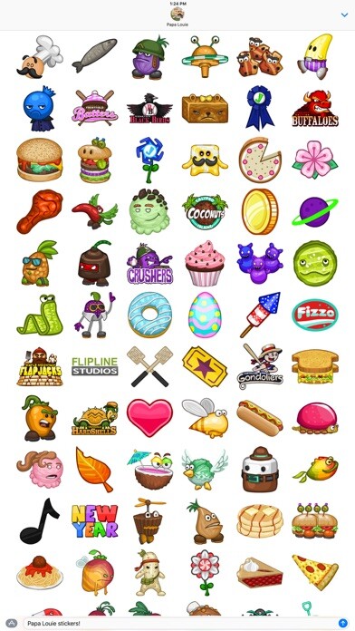 Emulate iPhone app Papa Louie Stickers using MyAndroid Emulate iPhone app Papa Louie Stickers using MyAndroid