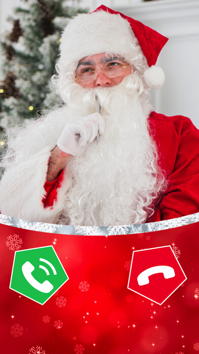 Emulate iPhone app Papa Noel Llamada using MyAndroid