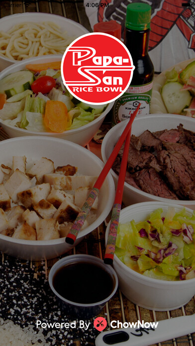 Emulate iPhone app Papa-San Rice Bowl using MyAndroid Emulate iPhone app Papa-San Rice Bowl using MyAndroid