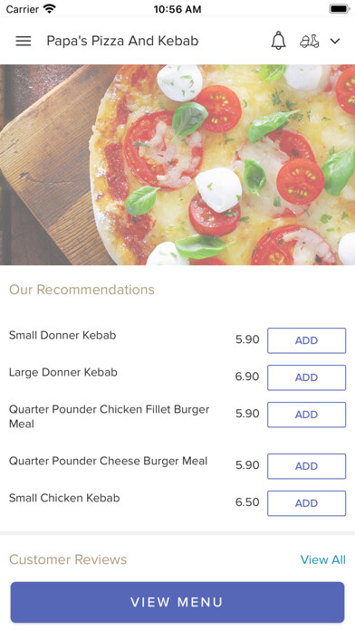 Emulate iPhone app Papas Pizza And Kebab using MyAndroid Emulate iPhone app Papas Pizza And Kebab using MyAndroid