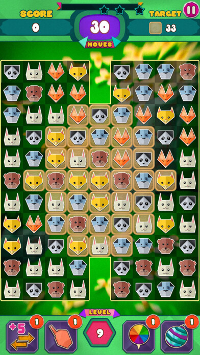 Emulate iPhone app Paper Animal Match 3 Games using MyAndroid Emulate iPhone app Paper Animal Match 3 Games using MyAndroid