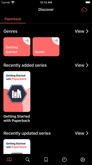 Emulate iPhone app Paperback - A Komga Client using MyAndroid Emulate iPhone app Paperback - A Komga Client using MyAndroid