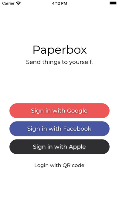 Emulate iPhone app Paperbox Quick Transfer using MyAndroid