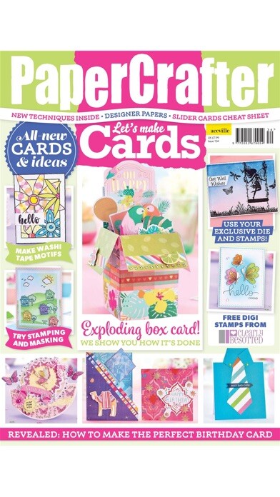 Emulate iPhone app PaperCrafter Magazine using MyAndroid