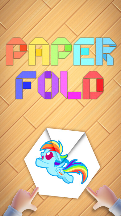 Emulate iPhone app Paper Fold : Craft Picture using MyAndroid