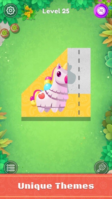 Emulate iPhone app Paper Folding Puzzle Game using MyAndroid Emulate iPhone app Paper Folding Puzzle Game using MyAndroid