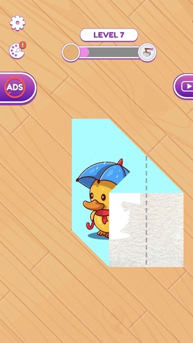 Emulate iPhone app Paper Fold - Pictures Puzzle using MyAndroid Emulate iPhone app Paper Fold - Pictures Puzzle using MyAndroid