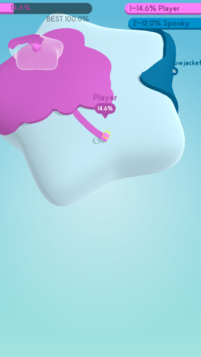 Emulate iPhone app Paper.io 3D using MyAndroid