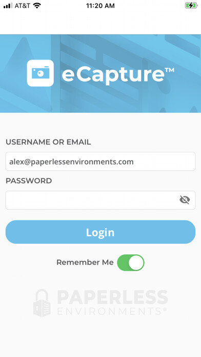 Emulate iPhone app Paperless eCapture using MyAndroid Emulate iPhone app Paperless eCapture using MyAndroid
