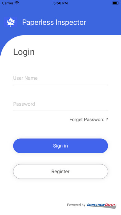 Emulate iPhone app Paperless Inspectors using MyAndroid