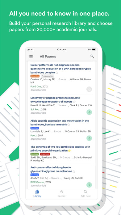 Emulate iPhone app Paperpile using MyAndroid Emulate iPhone app Paperpile using MyAndroid