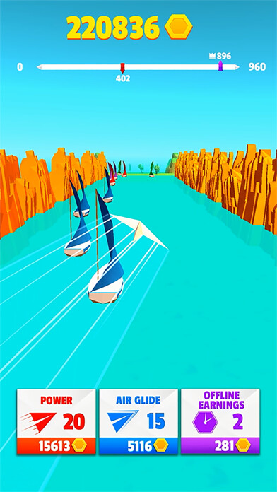 Emulate iPhone app Paper Plane Go using MyAndroid