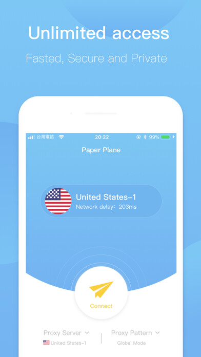 Emulate iPhone app Paper Plane -Safety VPN using MyAndroid Emulate iPhone app Paper Plane -Safety VPN using MyAndroid