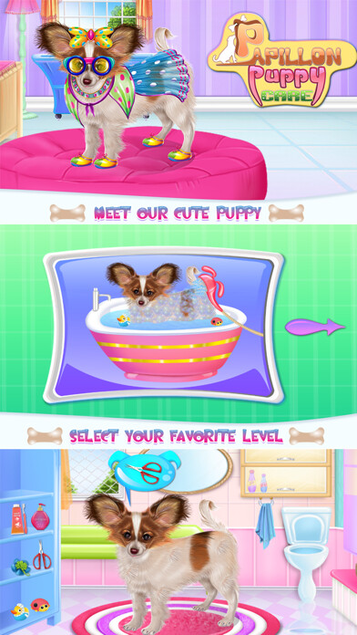 Emulate iPhone app Papillon Puppy Day Care using MyAndroid