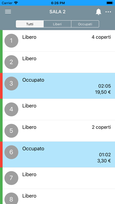 Emulate iPhone app Papillon Tavoli using MyAndroid Emulate iPhone app Papillon Tavoli using MyAndroid