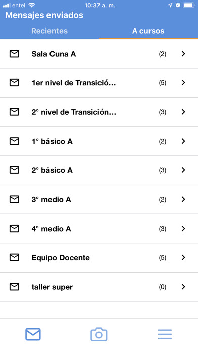 Emulate iPhone app Papinotas Comunicaciones using MyAndroid