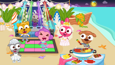 Emulate iPhone app Papo Town Wedding Party using MyAndroid