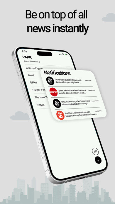 Emulate iPhone app PAPR News - All in 1 News App using MyAndroid Emulate iPhone app PAPR News - All in 1 News App using MyAndroid
