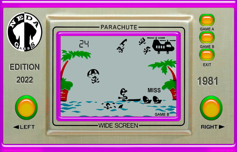 Emulate iPhone app Parachute!! using MyAndroid