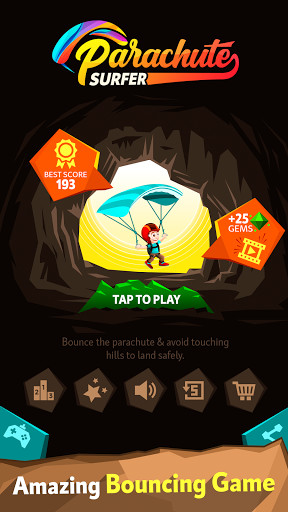 Run android online APK Parachute Surfer: Fun Games For Free from MyAndroid or emulate Parachute Surfer: Fun Games For Free using MyAndroid