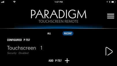 Emulate iPhone app Paradigm Touchscreen Remote using MyAndroid Emulate iPhone app Paradigm Touchscreen Remote using MyAndroid