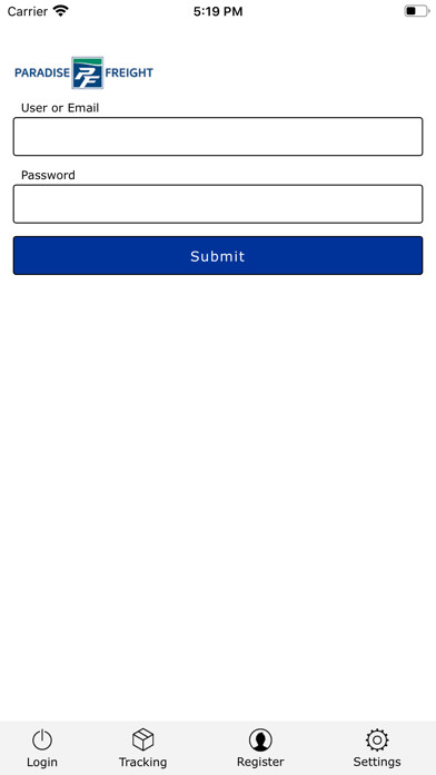 Emulate iPhone app Paradise Freight using MyAndroid