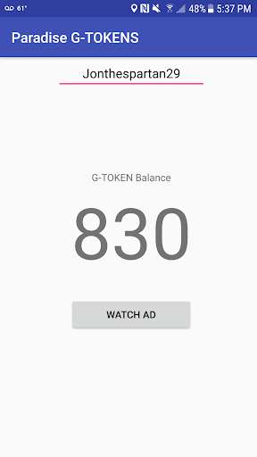 Emulate Android APK Paradise G-TOKENS