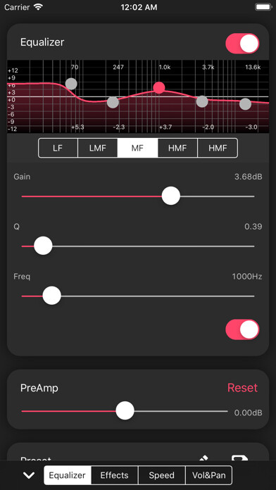 Emulate iPhone app Para EQ Player using MyAndroid Emulate iPhone app Para EQ Player using MyAndroid