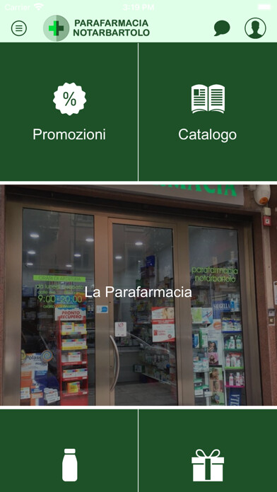 Emulate iPhone app Parafarmacia Notarbartolo using MyAndroid Emulate iPhone app Parafarmacia Notarbartolo using MyAndroid