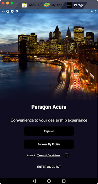 Run android online APK Paragon Acura DealerApp from MyAndroid or emulate Paragon Acura DealerApp using MyAndroid Run android online APK Paragon Acura DealerApp from MyAndroid or emulate Paragon Acura DealerApp using MyAndroid