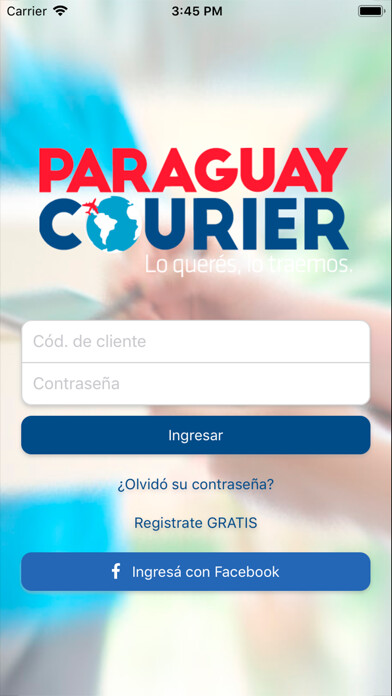 Emulate iPhone app Paraguay Courier using MyAndroid Emulate iPhone app Paraguay Courier using MyAndroid