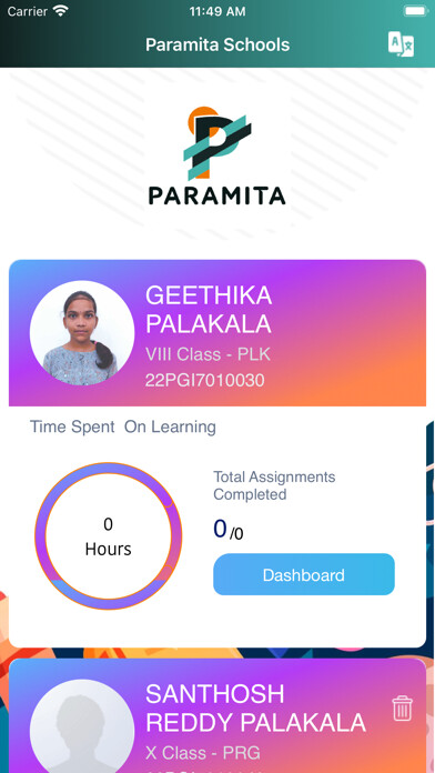 Emulate iPhone app Paramita School using MyAndroid Emulate iPhone app Paramita School using MyAndroid