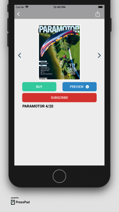 Emulate iPhone app PARAMOTOR using MyAndroid