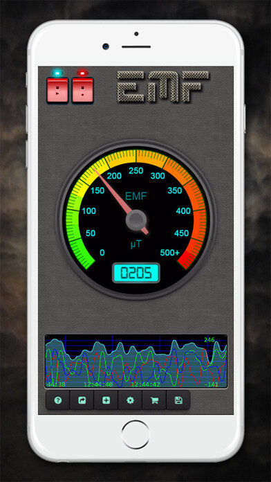 Emulate iPhone app Paranormal EMF Recorder and Scanner using MyAndroid Emulate iPhone app Paranormal EMF Recorder and Scanner using MyAndroid